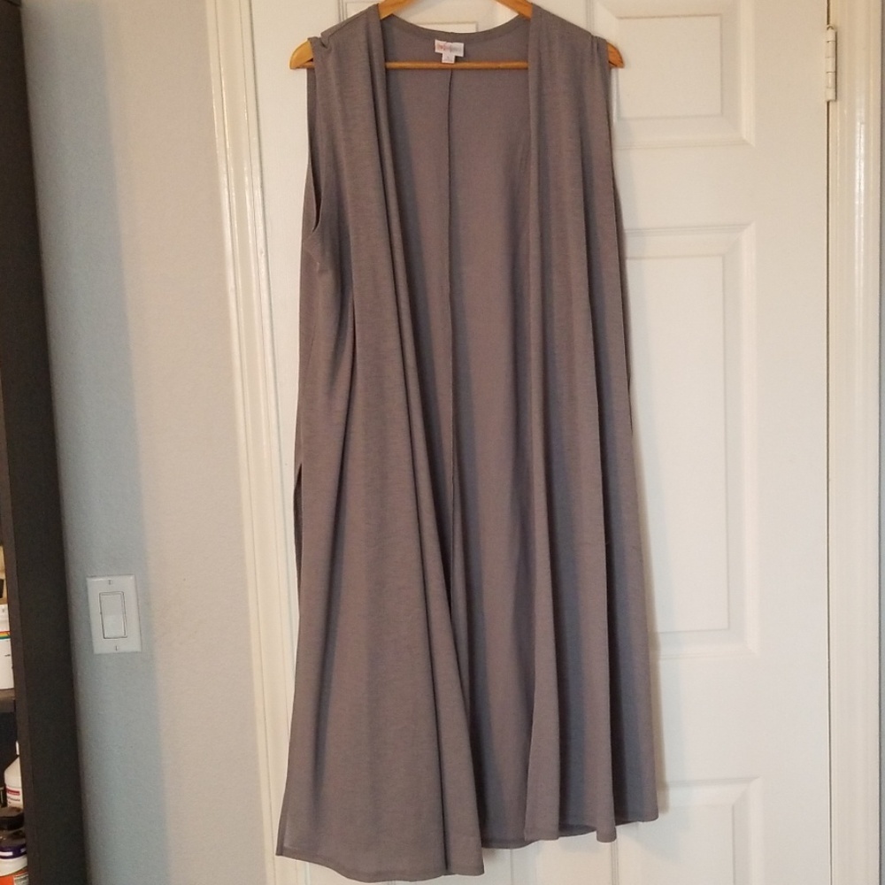 LulaRoe Large Gray Joy Vest